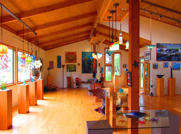 Interior of Art Gallery