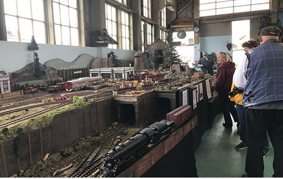 Interior of Railroad Museum